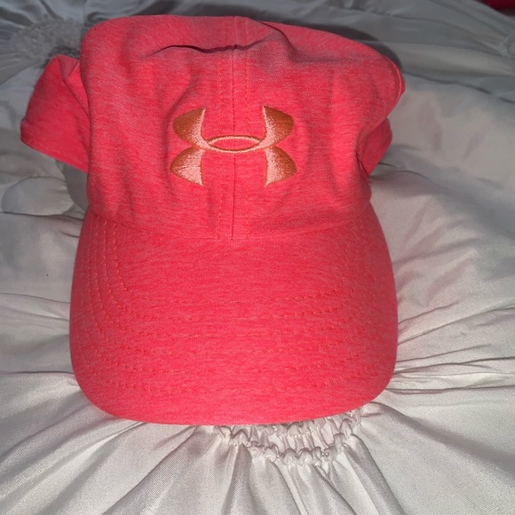 Coral Under Armour hat - Picture 1 of 2